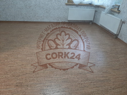 Укладка клеевой пробки Corkstyle Eco Cork Linea - фото 2